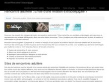 Rencontres adulteres pour femme infidèle